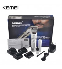 Kemei KM-9801 Ceramic Rechargeable Hair Clipper Trimmer